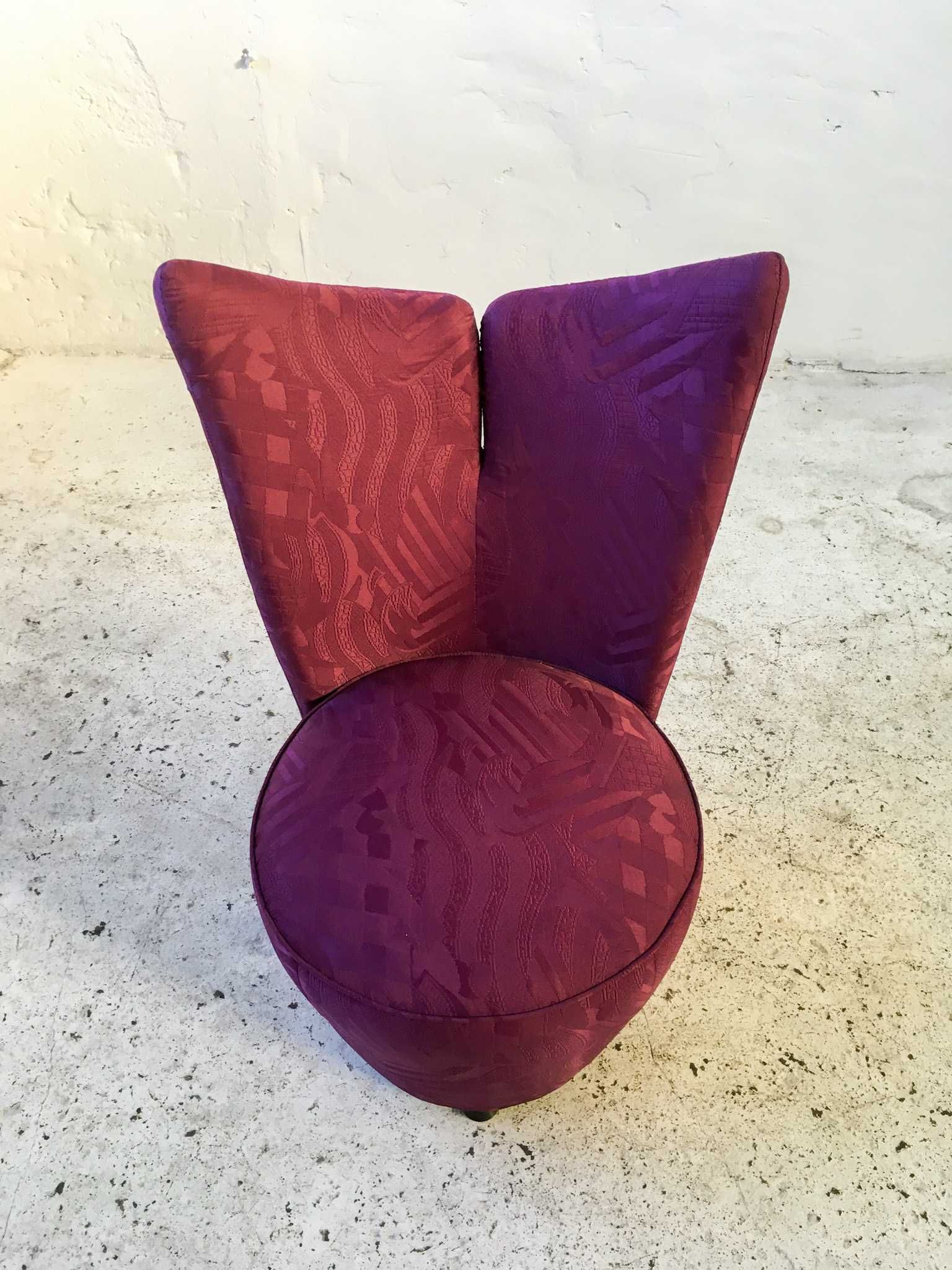 Fotel designerski lata 80 90 vintage design