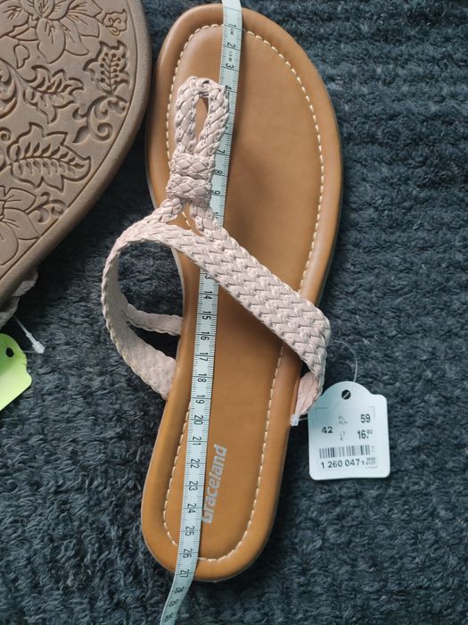 Nowe klapki japonki plecione r. 42 Graceland