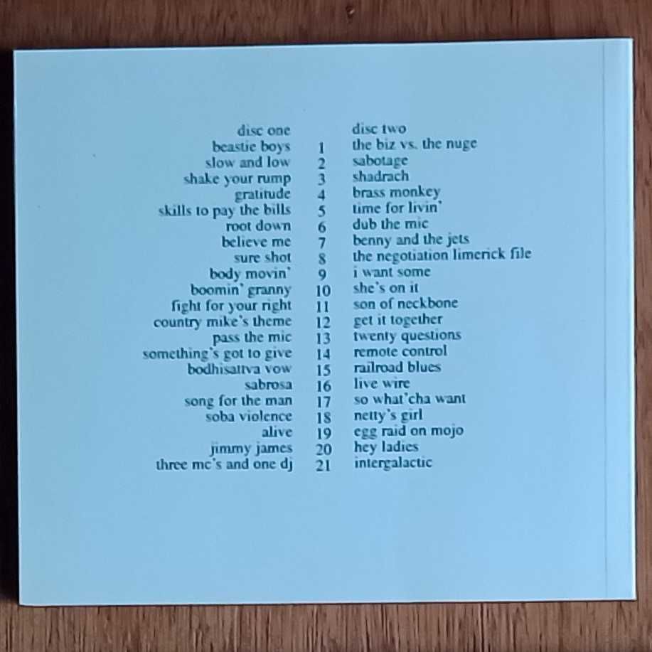 Beasty Boys Anthology "The sounds of science" 2 CDs