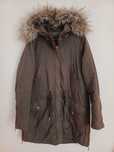 Zielona khaki kurtka parka kaptur 42 XL Reserved