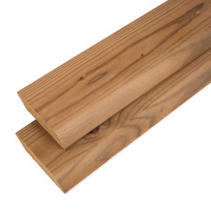 Планкен скошений(фасадна дошка) термосмерека 115х20х3000/4000