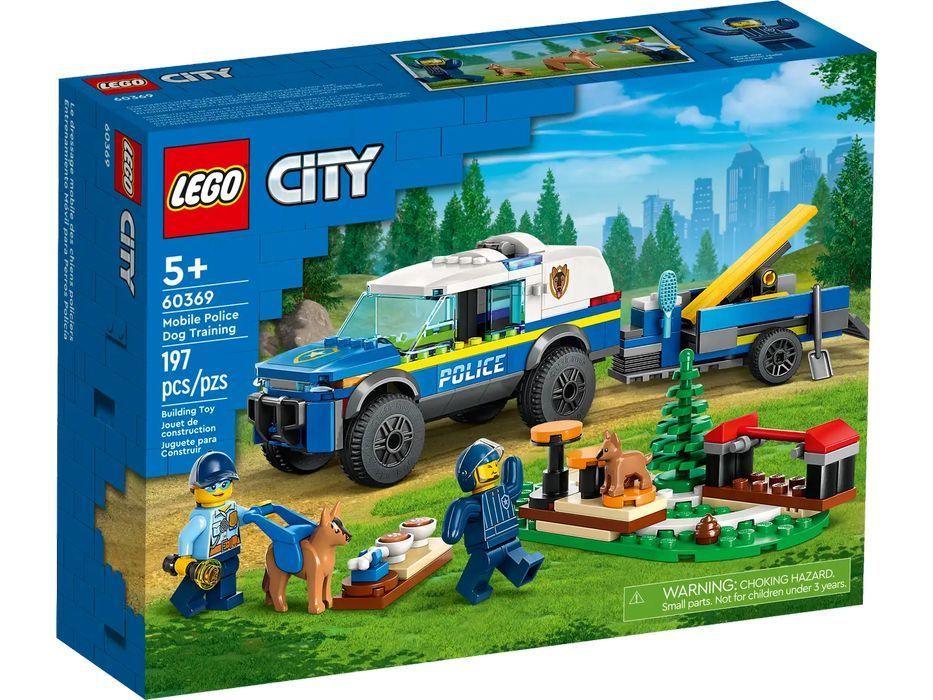 Klocki Lego City Szkolenie psów policyjnych w terenie 197 elementów