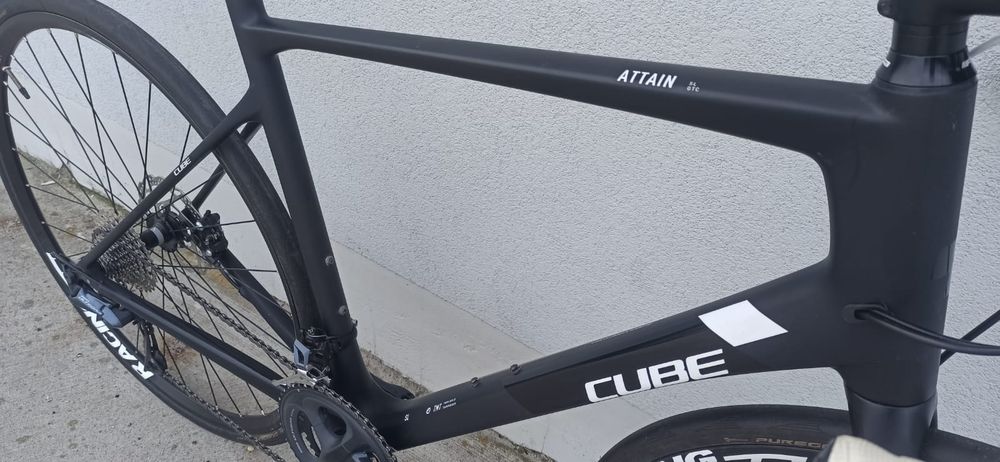 CUBE ATTAIN GTC SL,  SHIMANO(hydraulika/sztywne osie), Rozmiar 58