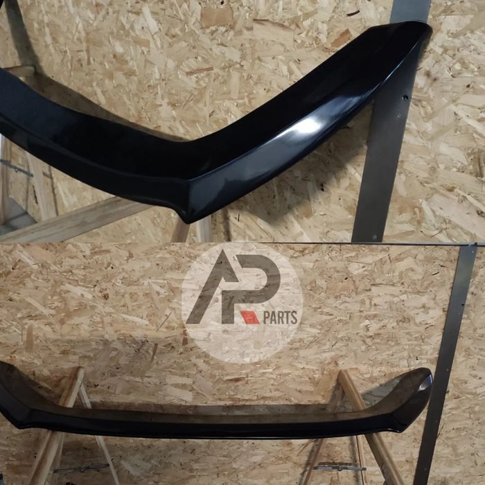 Seat Leon 5F Lip Aba Lamina Frontal Fr Cupra Preto brilhante