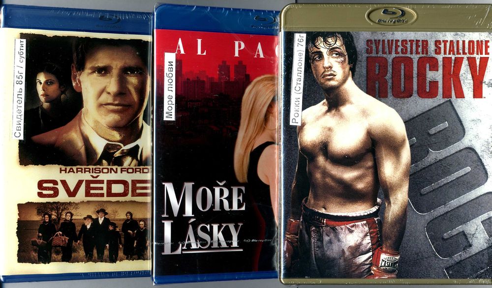 blu-ray асорті Рокки Люси Леди ястреб Обливион Казино Море любви...