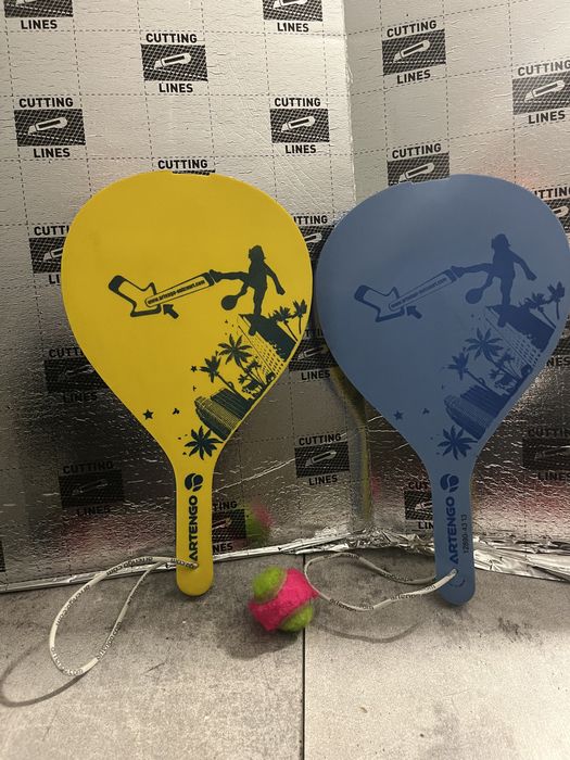 Paletki Rakieta widoczne na zdjęciu