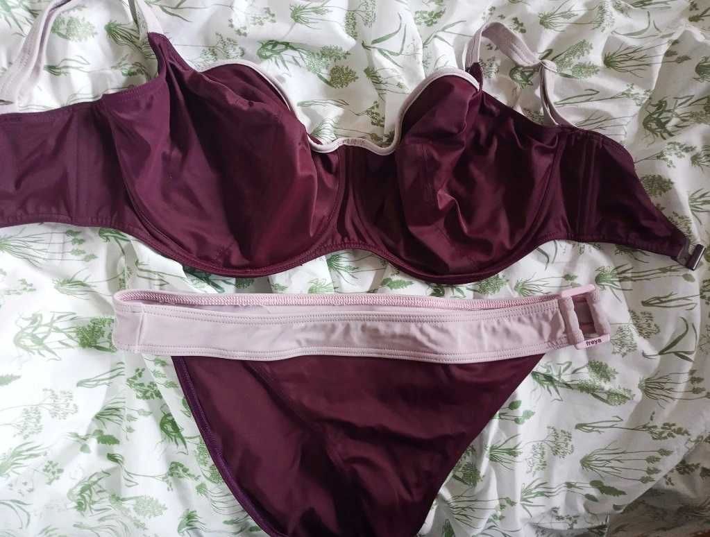 bikini Freya Vodkatini Aubergine 36FF 80FF 80H + L śliwka bakłażan