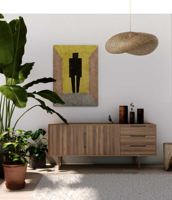 Lampa sufitowa lampa bambusowa naturalna boho