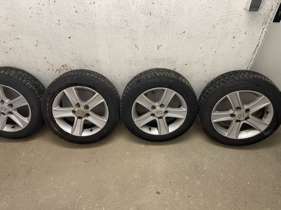 Na sprzedaż 4 koła zimówki  205/55 R16 z alufelgami mazda 6