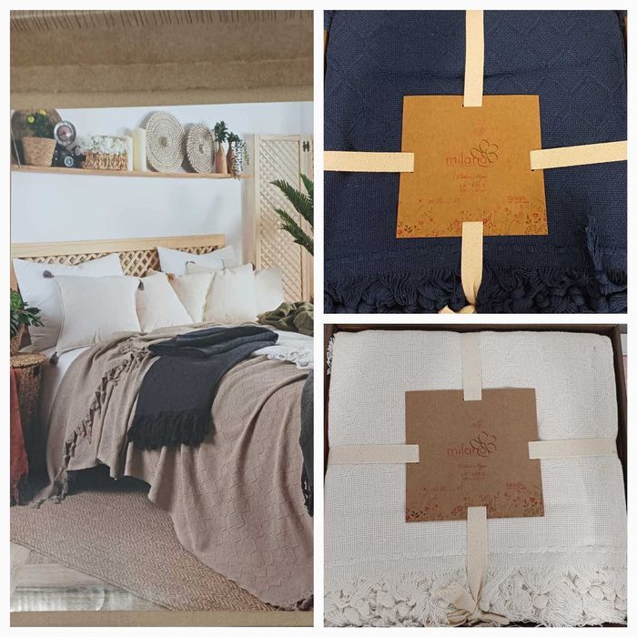 Бавовняне покривало-піке 200*230см. Туреччина.