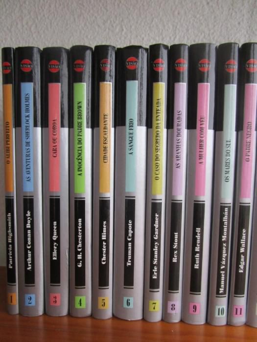 Coleção completa "Coleção Lipton - Mestres Policiais" 20 Livros