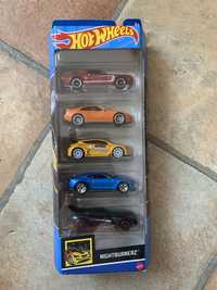 Hot Wheels Nightburnerz nowe 5 pak szt autka