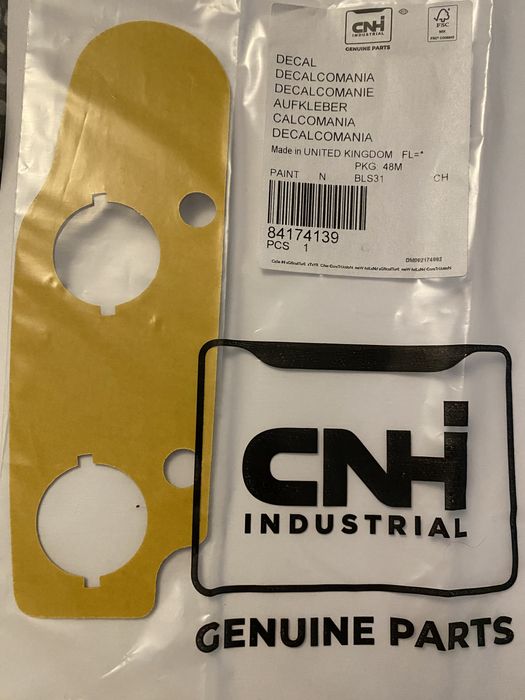 Przełacznik  wałka NEW HOLLAND CASE STEYR Naklejki na podłokietnik