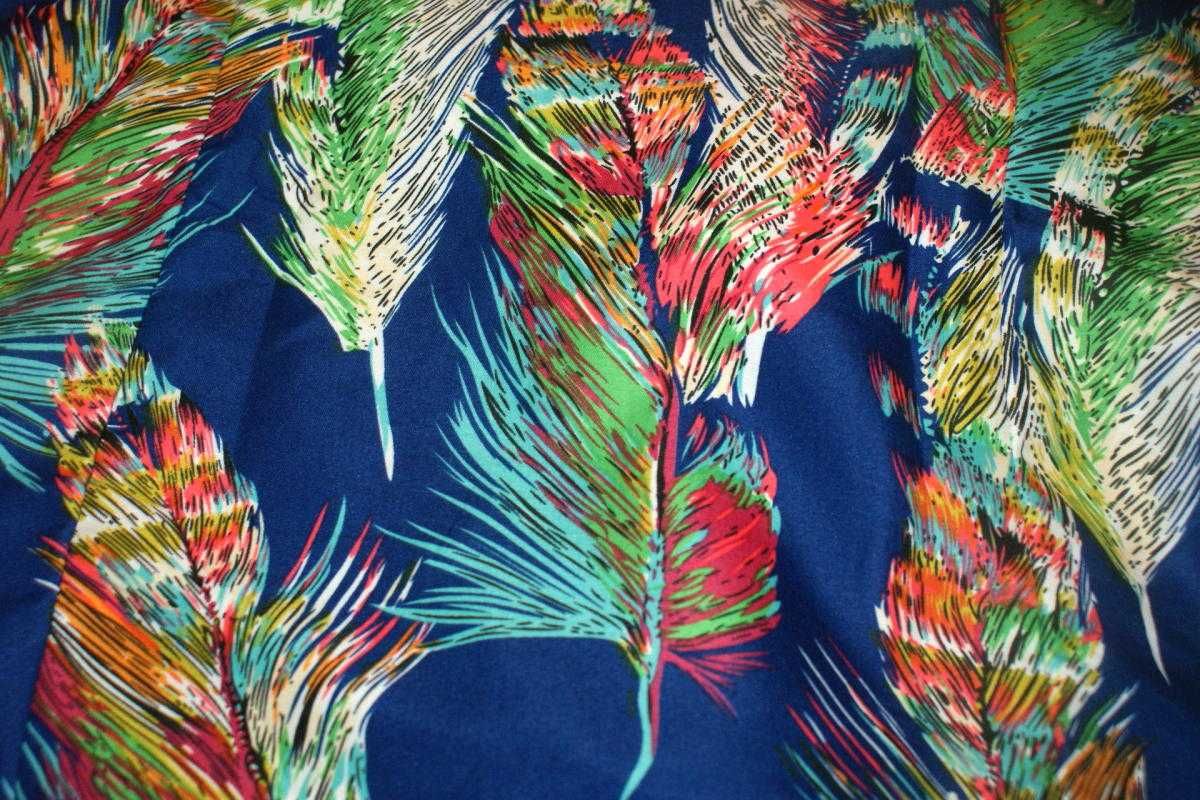 New Man pióra mulitikolor koszula męska gypsy hippie boho L XL