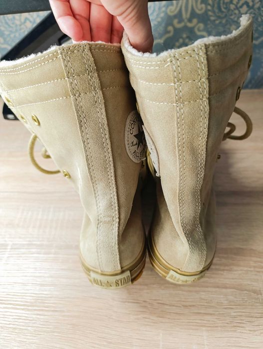 Утеплённые высокие кеды Converse All Star; 40,5 размер