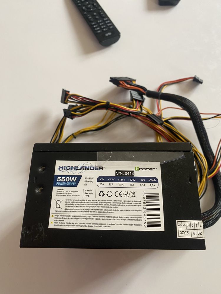 zasilacz tracer highlander 550