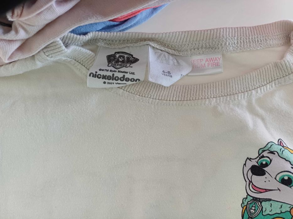 Camisola Paw Patrol tamanho 4-5 anos
