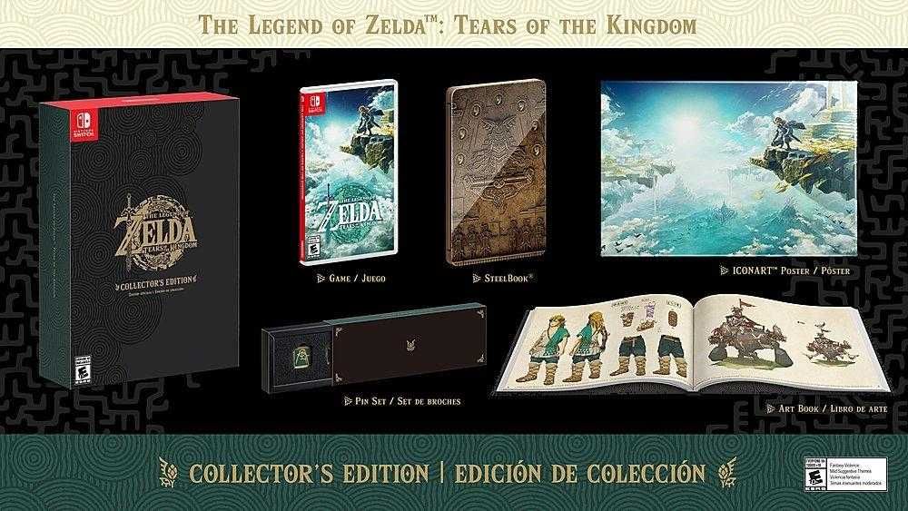 Legend of Zelda: Tears of the Kingdom Edição Colecionador -Novo