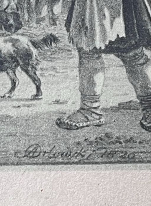 Grafika - Aleksander Orłowski „Wielki bazar”