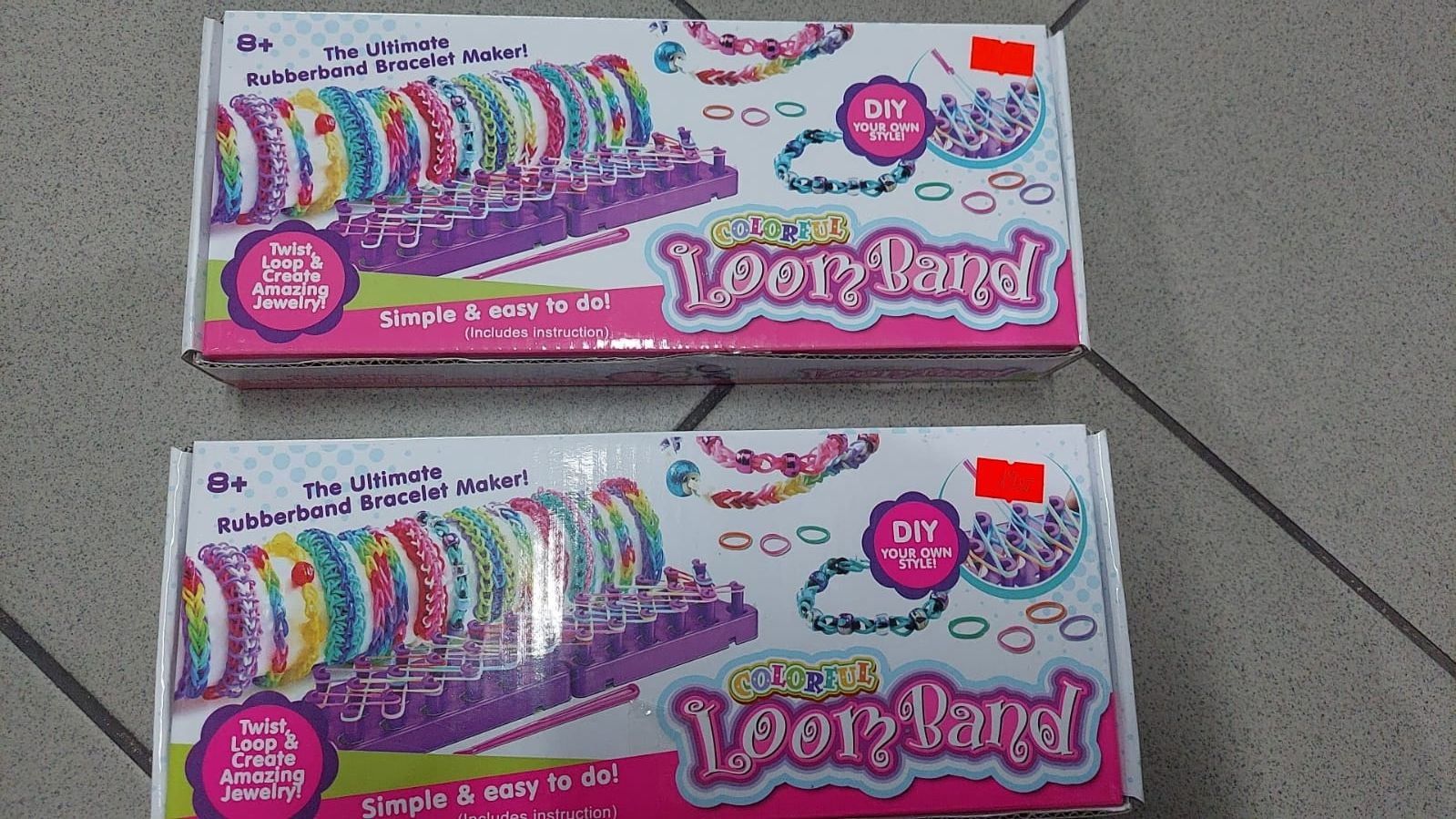 Loom band - zestaw do robienia modnych bransoletek u tigera
Wiek 8+