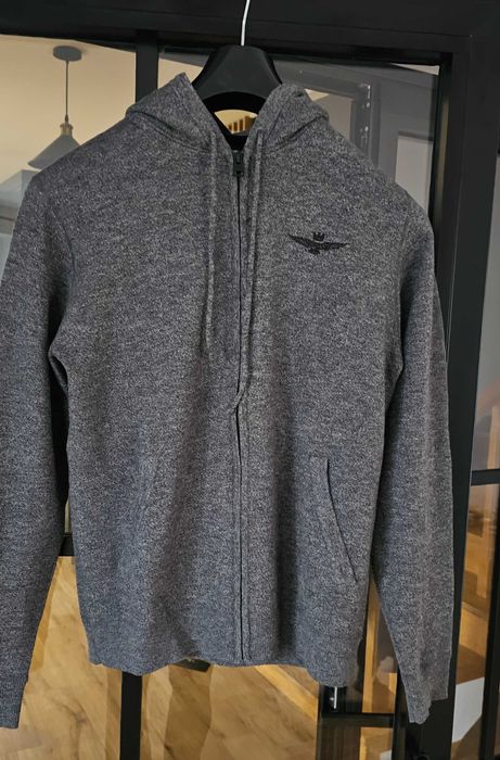 Aeronautica militare sweter  z kapturem L/M