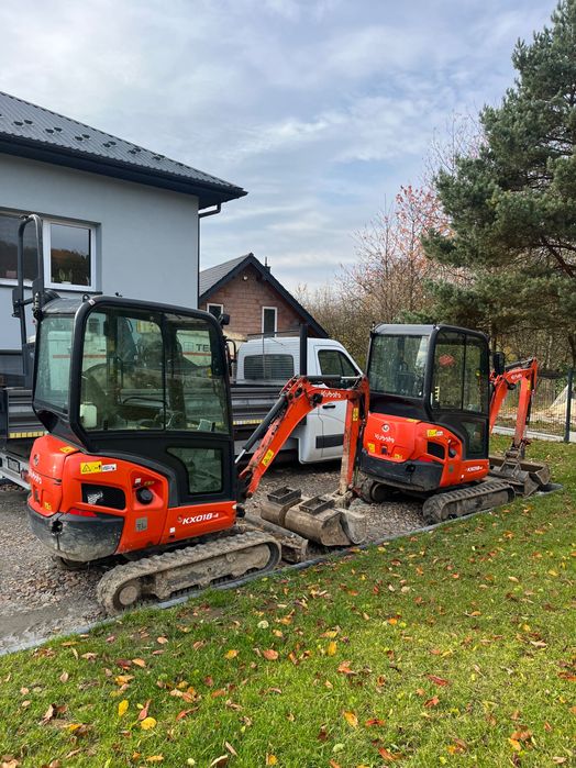 Wynajem minikoparki minikoparek koparka na wynajem wozidło