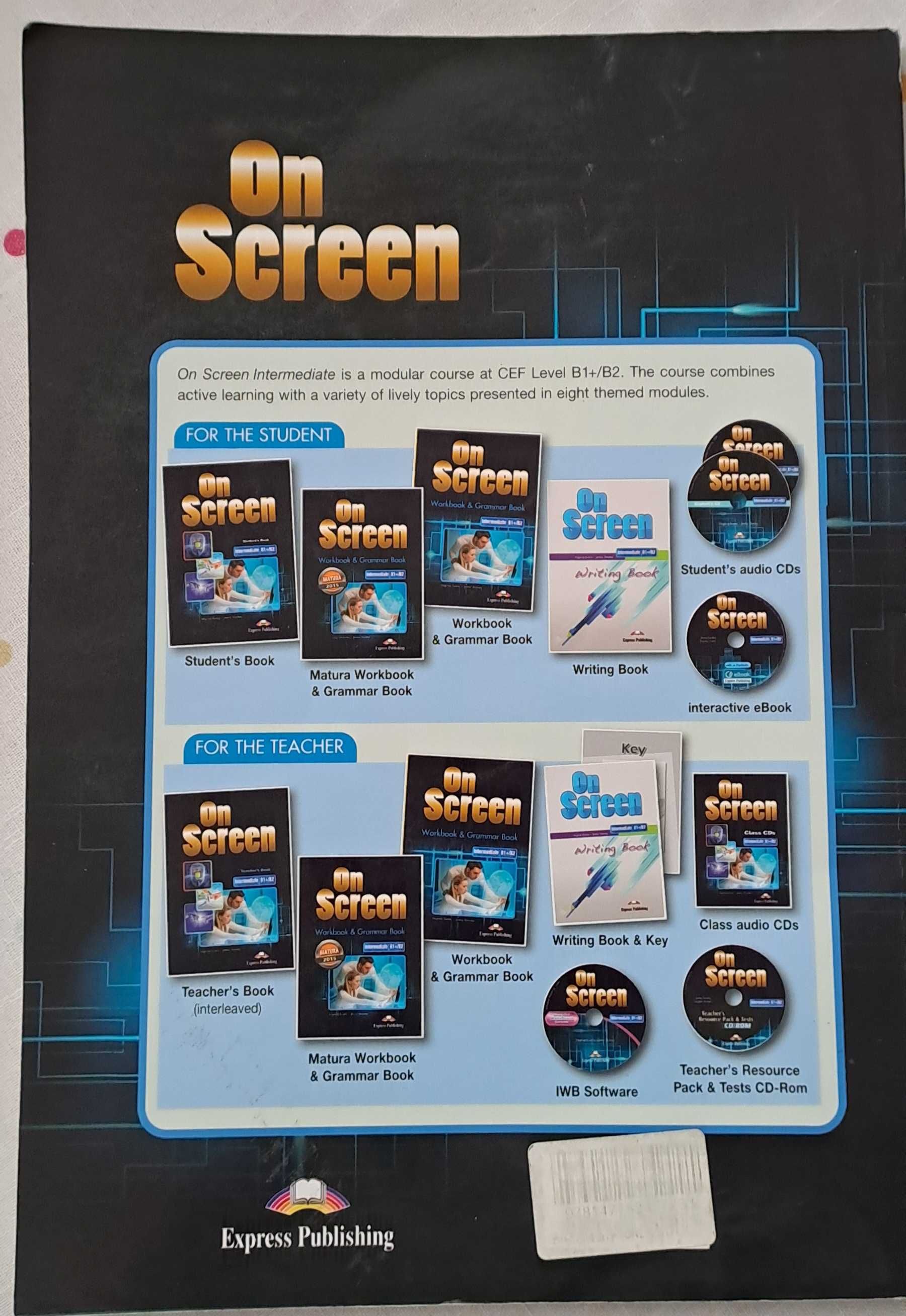 On Screen Student's Book Intermediate/B1+/B2
