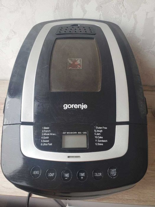 Хлібопічка GORENJE BM1200BK