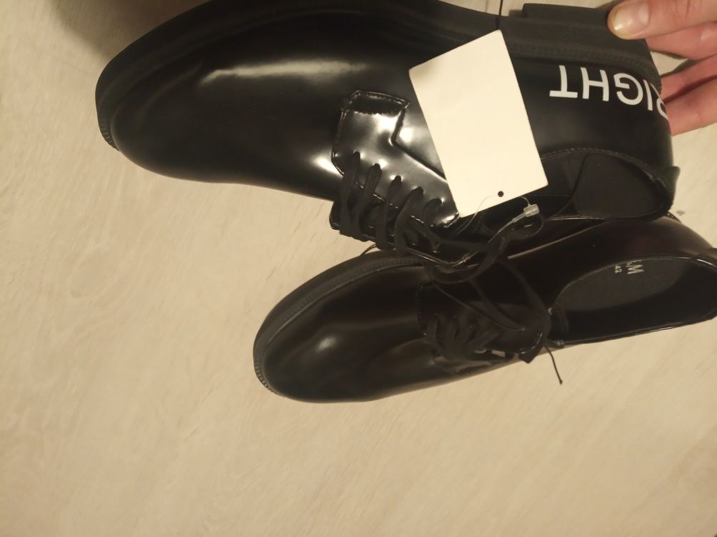 Buty eleganckie 42 H&M right left napis ultra street fashionista insta