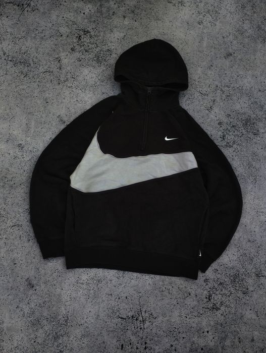 худи nike big swoosh x stussy