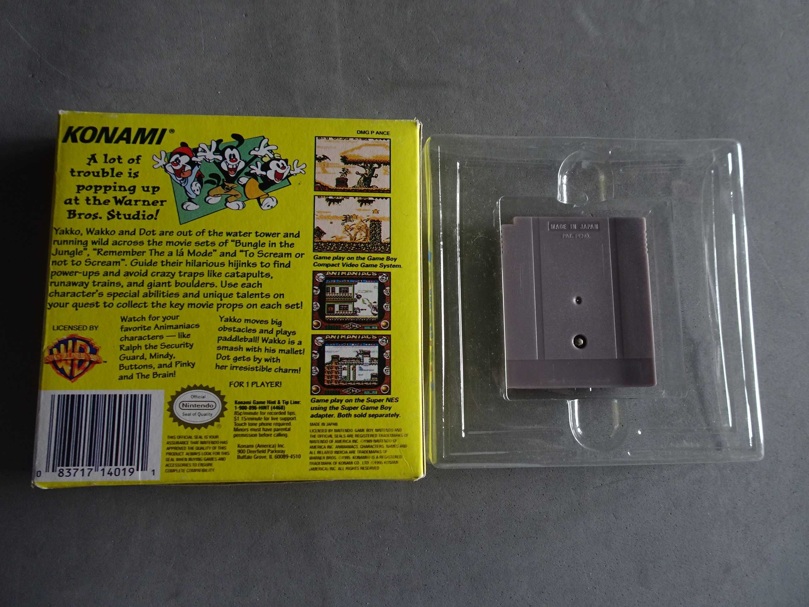 Jogo Game Boy - Animaniacs