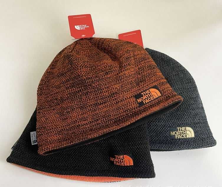 Двосторонні шапки на флісі The North Face оригінал
