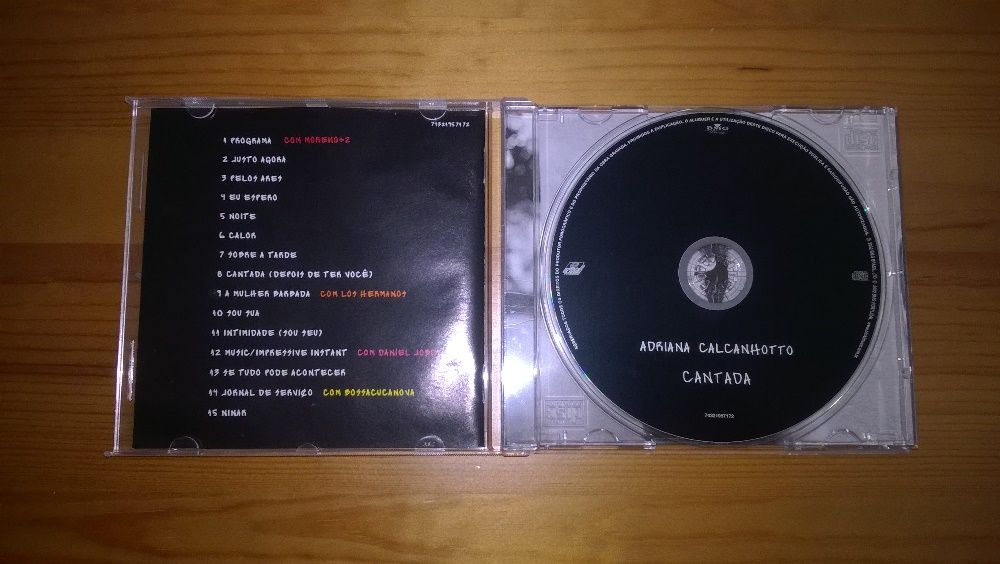 CD - Adriana Calcanhoto - Album Cantada