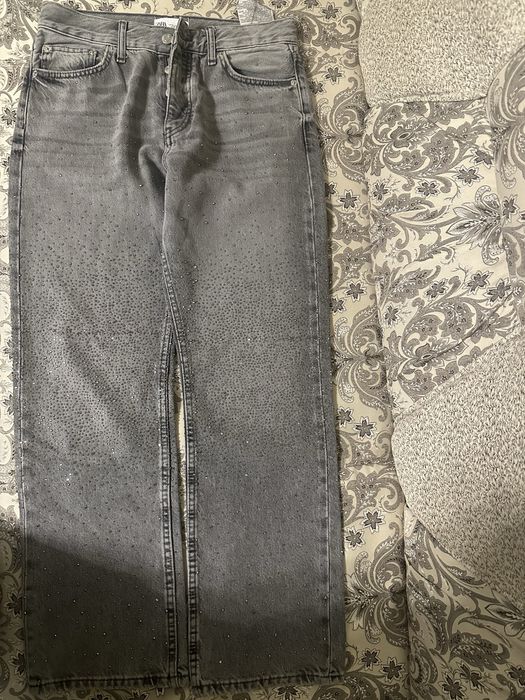 Zara в каміньчик стильні джинси