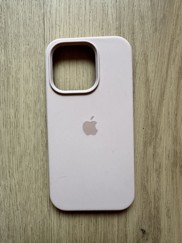 Etui blady róż Iphone 13 pro/ 14 pro + GRATIS przezroczyste spingen