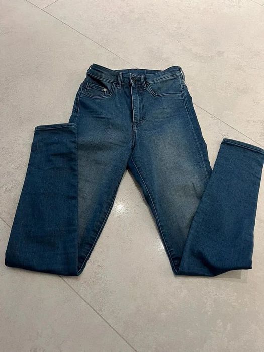 Jegginsy super skinny wysoki stan H&M 27/30