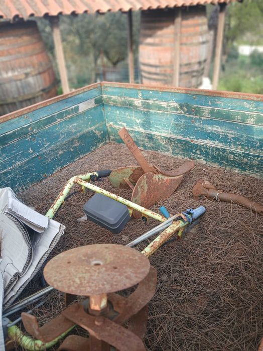 Motoenxada com reboque