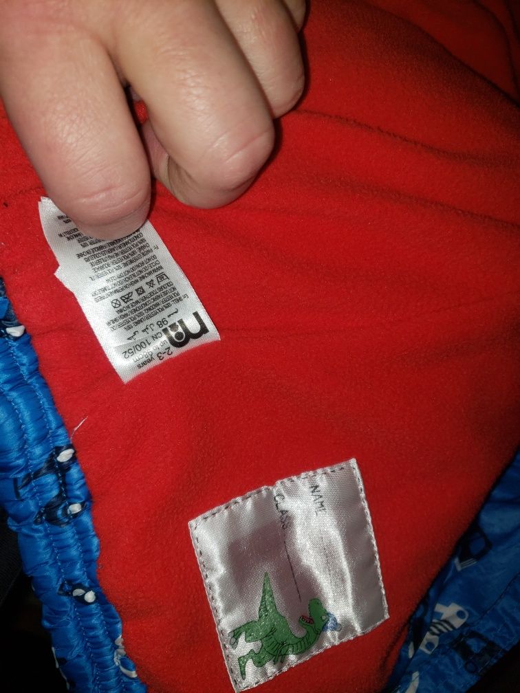 Kurtka zimowa chłopięca na polarze 98