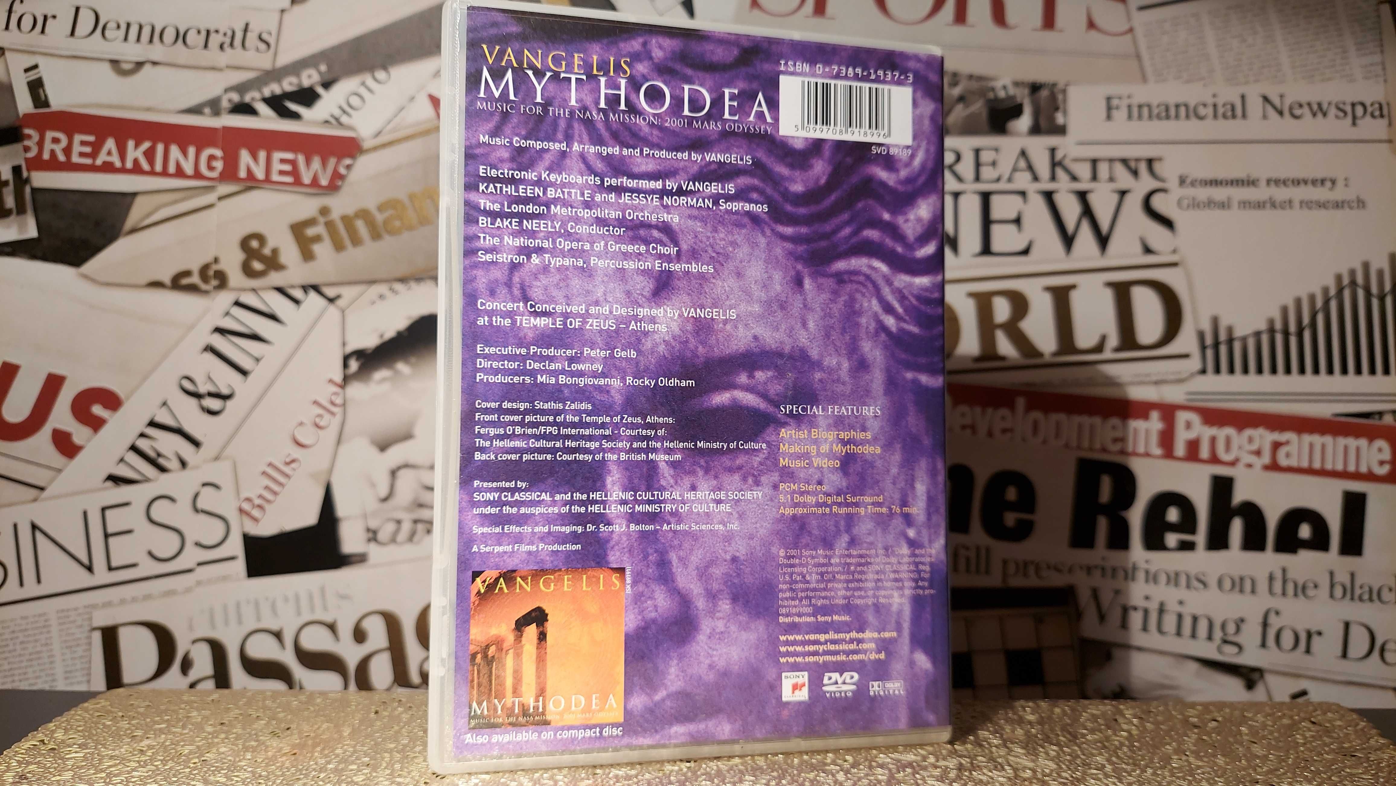 Vangelis - Mythodea A 2001 Mars Odyssey płyta DVD