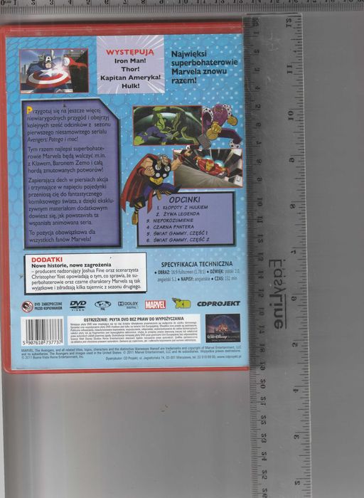Avengers cz.2 Kapitan Ameryka odrodzenie.DVD