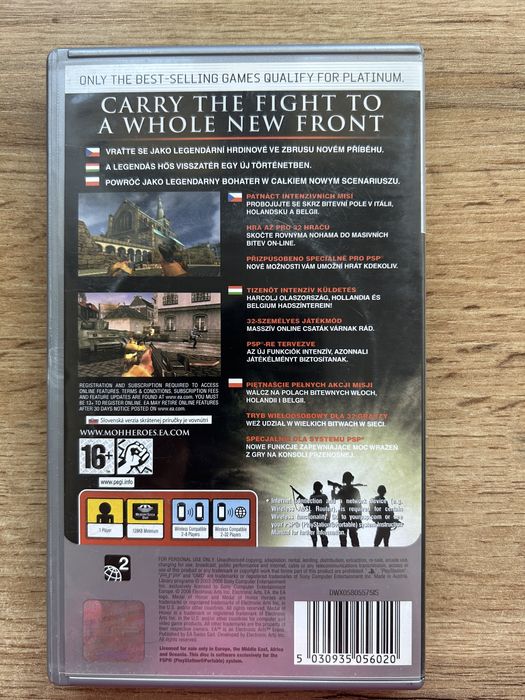 Medal of Honor Heroes gra na PSP