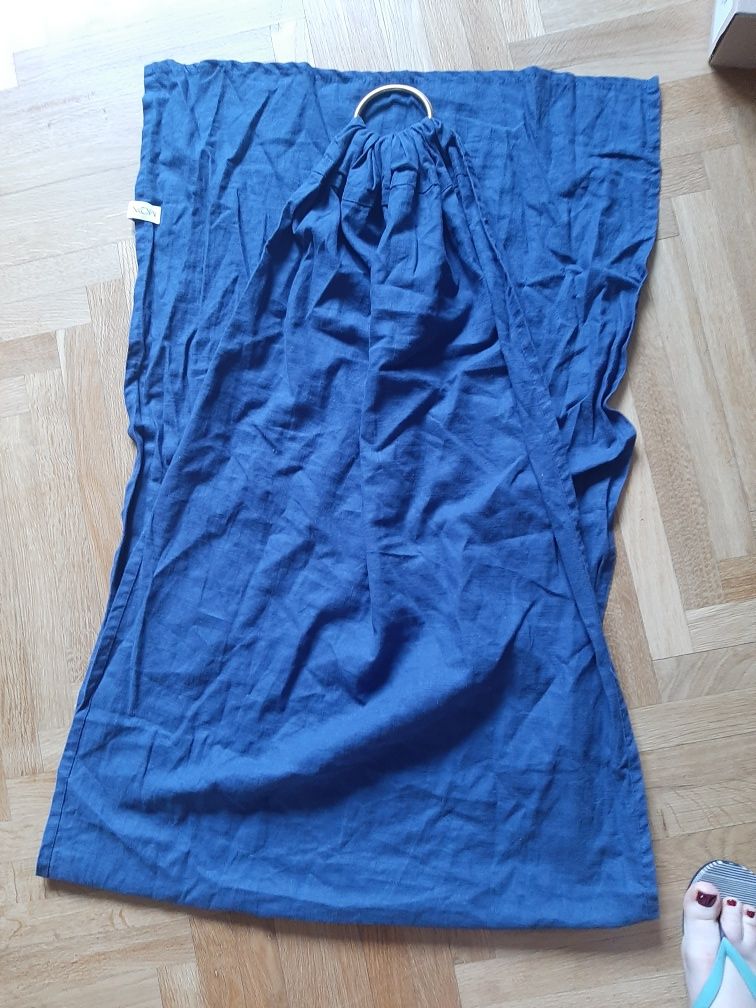 Nowa lniana chusta kółkowa Moon Sling