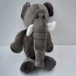 Peluche Novo Elefante Cinzento 25cm