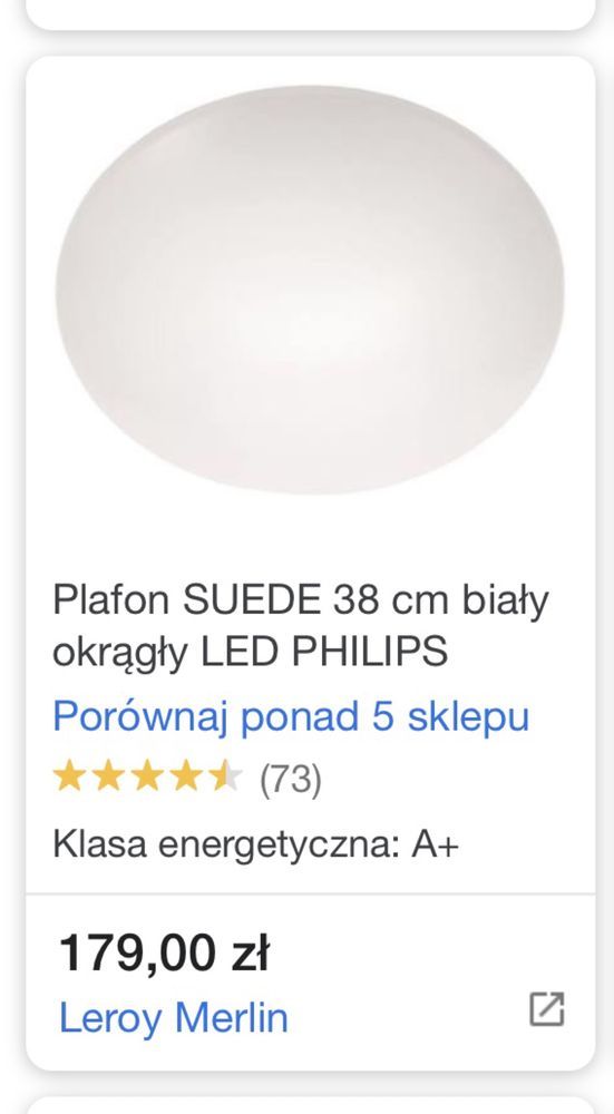 Plafon LED Philips, stan idealny