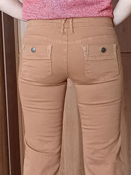 Продаю коричневые джинсы-брюки, 36 евр (44 ukr),  Stradivarius