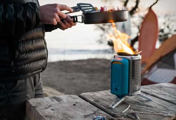 СУПЕР-турбо печка-щепочница Biolite Cookstove пиролизная печьCampstove