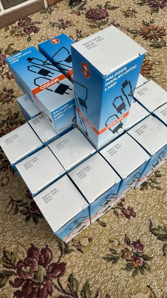 Лампа галогенная Osram 64672 500W 230V GY9.5