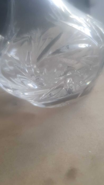 Karafki krysztalowe z czasow prl. Vintage, szklo, krysztaly.