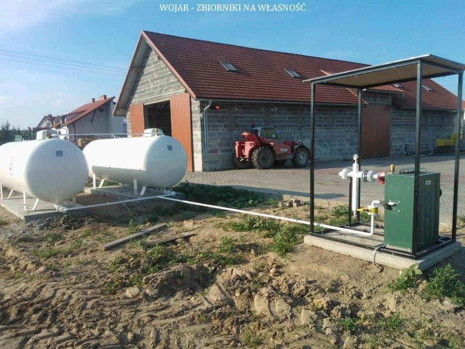 Zbiornik nowy na gaz propan lpg butla 2700L Najtańsze ogrzewanie domu