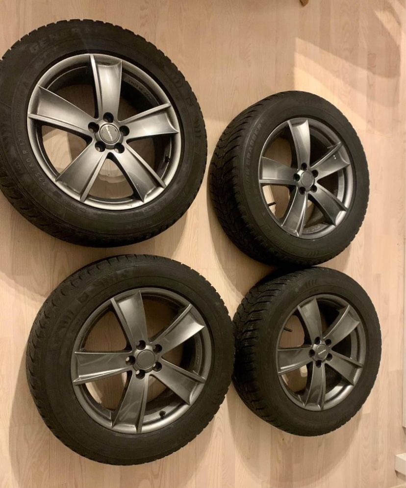 Alufelgi 17” z zimowkami 225/60R17 Subaru